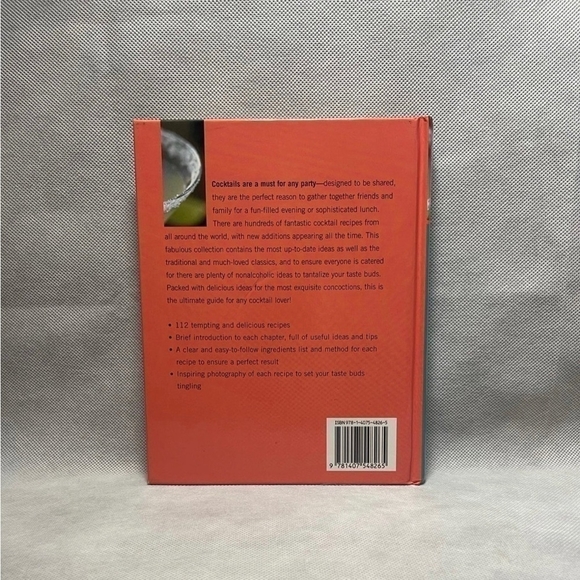 Cocktails Recipes Book Perfect Cocktails A Collection of 100+ Essential Recipes - Picture 2 of 2